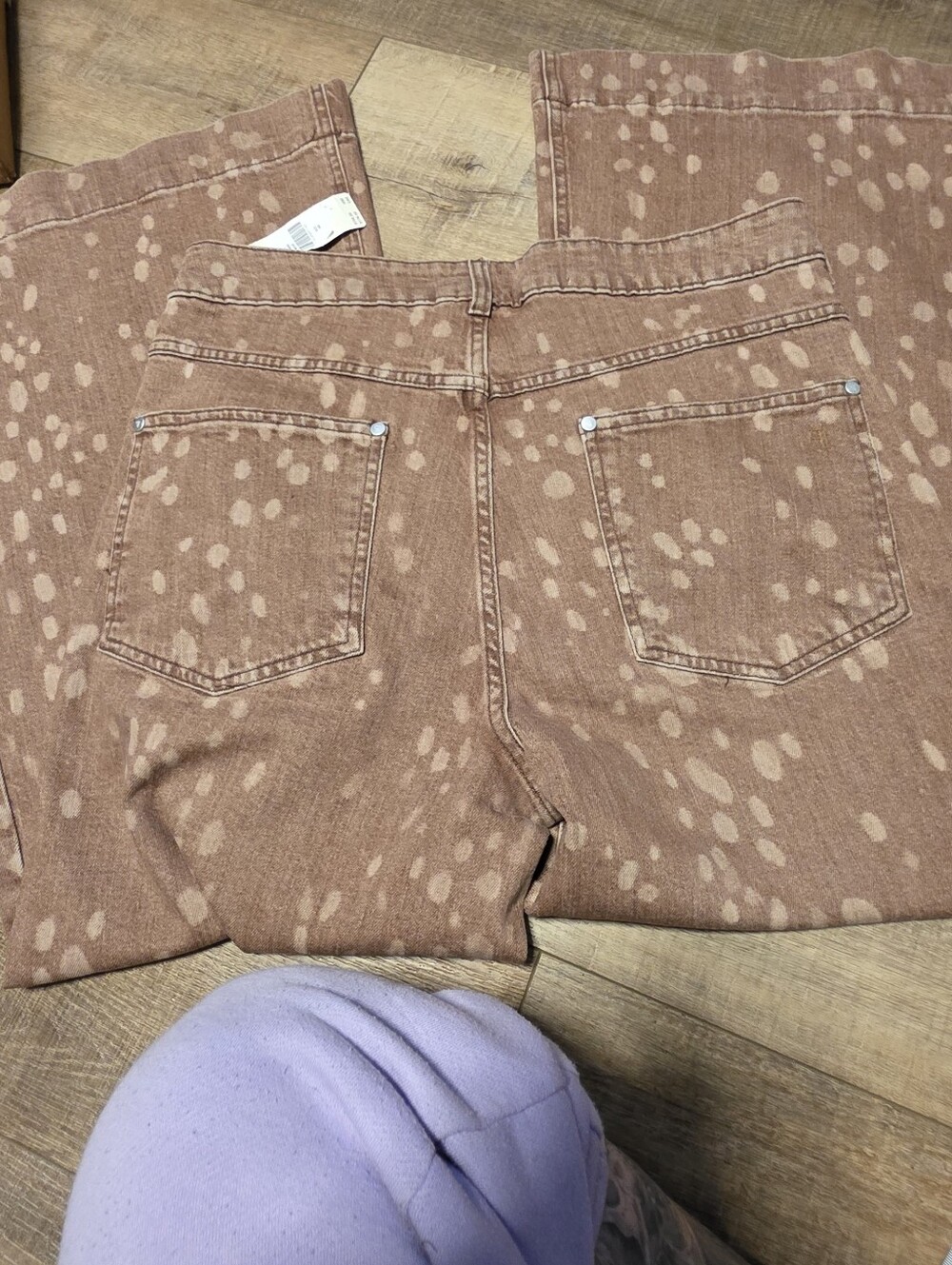Anthropologie ($178) Pilcro Oh Deer High-Rise Wide-Leg Jeans NWT Size 30 - Picture 10 of 10